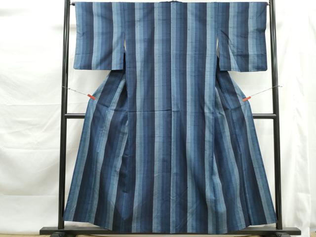 平和屋着物■上質な紬　間道　正絹　逸品　DABK3514qa