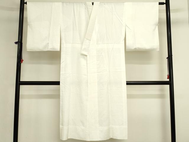 平和屋着物■長襦袢　無双　切嵌吉祥地紋　正絹　逸品　DABK6559ya