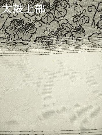 平和屋着物●両面全通柄袋帯　葡萄蔦の葉文　草花文　正絹　逸品　AABM4670pf