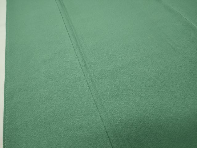 平和屋着物●上質な色無地　柳染色　ロング丈　正絹　逸品　未使用　CABM5073gh