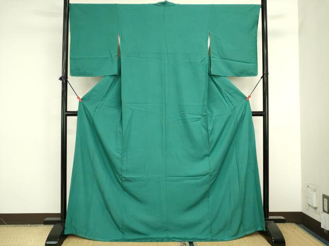 平和屋着物■上質な小紋　霞文　ロング丈　正絹　逸品　未使用　DABK6598ya