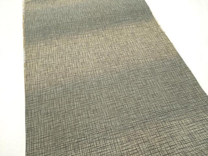 平和屋着物●白泥染の第一人者 絣の魔術師 恵積五郎 本場大島紬 恵大島織物謹製 全通柄袋帯 きよらさ 切嵌更紗花文 反端付 逸品 CABM9852hy