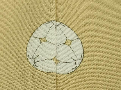 平和屋本店●極上　創業460年・千總　訪問着　駒刺繍　地紙吉祥花文　濃い蒸栗色地　暈し染め　金彩　大丸扱い　逸品　DZAB6344kh6