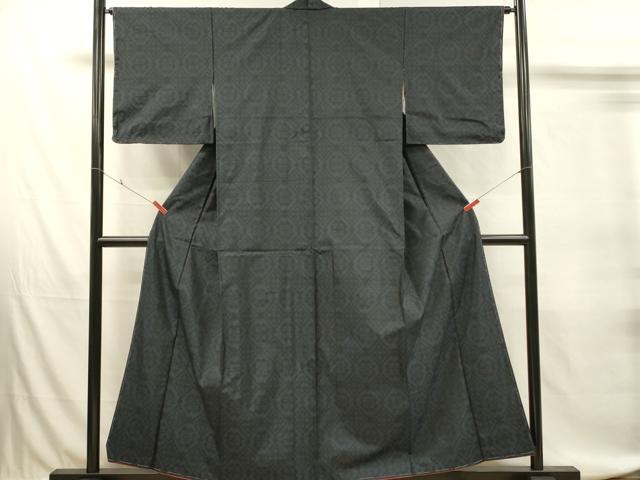 平和屋着物■本場大島紬　花尽くし　正絹　逸品　未使用　DABJ5826qp
