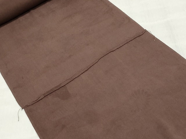 平和屋着物▼羽織・コート　解き反物　羽尺　赤褐色　逸品　DABJ9612we