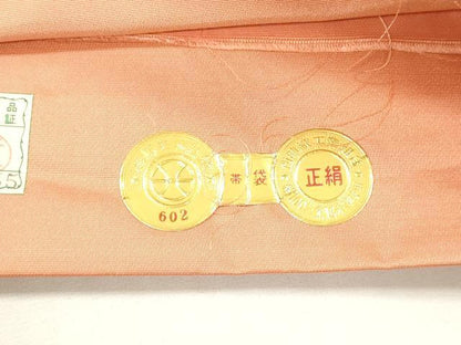 平和屋本店▼西陣　橋本テル織物謹製　六通柄袋帯　唐織　九百錦　琳派春秋文　本金箔　証紙付き　正絹　逸品　DABK5077ea