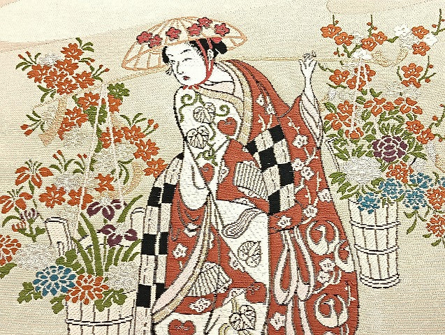 平和屋着物■名古屋帯 まとめて100点 孔雀羽 人物 風景 松竹梅 花柄 正倉院 型染め 刺繍 金銀糸 着用可能多数 未使用品有 全て正絹 mmm1545