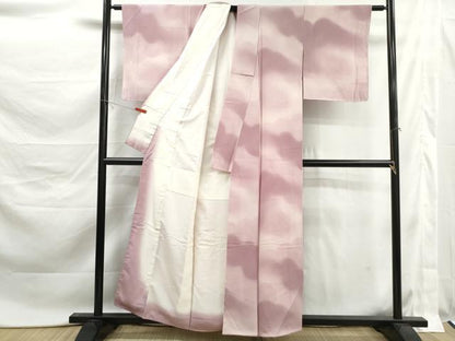 平和屋着物■上質な小紋　霞雲文　暈し染め　正絹　逸品　DABK6170qa