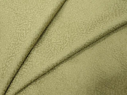 平和屋着物●上質な色無地　紋意匠　抹茶色　正絹　逸品　DABK0687ud