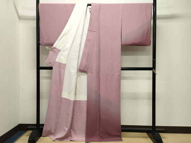 平和屋着物●訪問着　作家物　墨流し文様　暈し染め　正絹　逸品　CABM5158gh