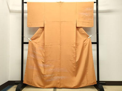 平和屋着物●人間国宝　福田喜三郎　訪問着　霞文　暈し染め　金彩　正絹　逸品　CABM5129gh