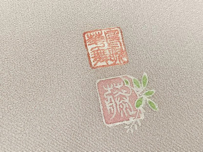 平和屋着物●豪華色留袖　友禅　作家物　松竹梅風景文　正絹　逸品　BAAY9203yc