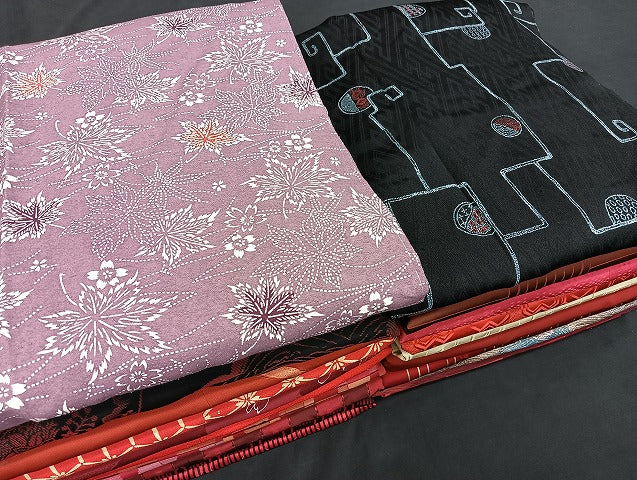 平和屋着物■道行コート まとめて 20点 風景 花柄 型染め 刺繍 着用可能多数 未使用品あり 全て正絹 mmm1549