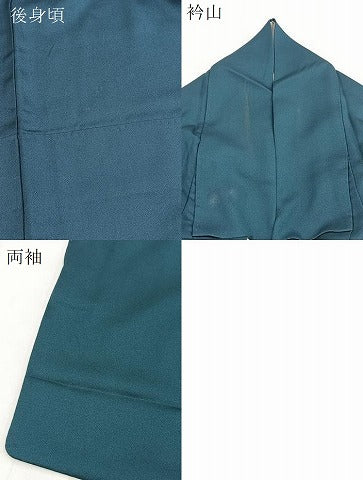平和屋着物●訪問着　水滴　枝花文　金銀彩　正絹　逸品　BAAY9008yc