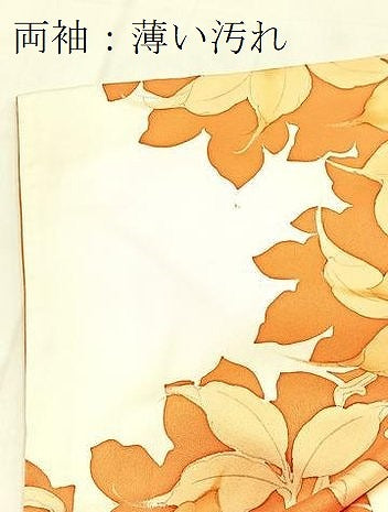 平和屋着物■上質な小紋　草花文　正絹　逸品　BAAY5969yc