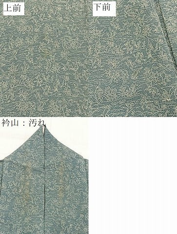 平和屋着物●江戸小紋　鳥獣戯画　正絹　逸品　BAAY5988yc