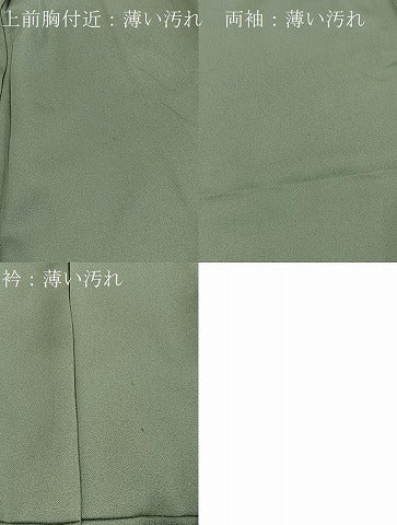 平和屋着物■色留訪問着　総刺繍　鏡裏花文　金糸　正絹　逸品　BAAY5936yc