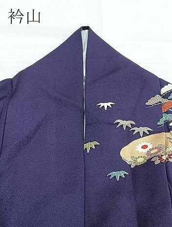 平和屋着物●豪華振袖　駒刺繍　御所解花文　金彩　正絹　逸品　BAAY9074yc