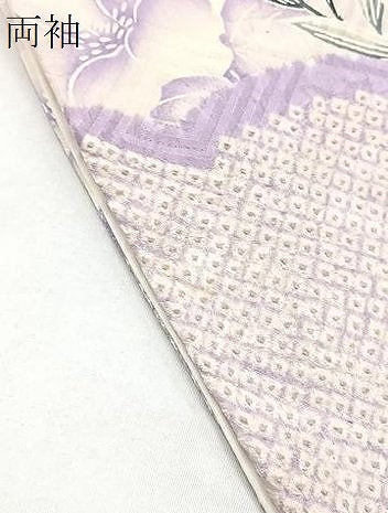平和屋着物●豪華振袖　総絞り　花丸文　金彩　正絹　逸品　BAAY9301yc