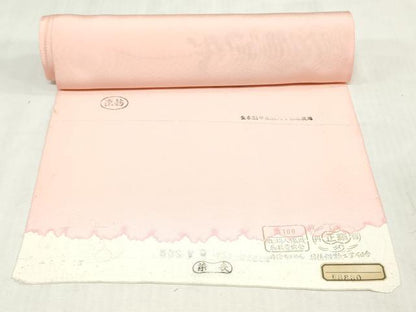 平和屋着物▼付下げ　反物　着尺　籬草花文　暈し染め　金彩　逸品　未使用　DABK3988zy
