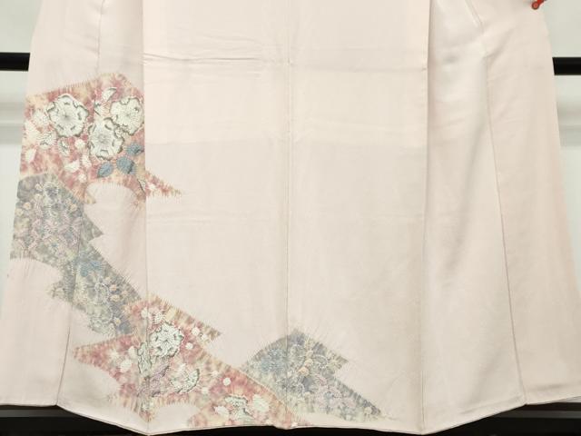 平和屋着物●訪問着　絞り　辻が花　正絹　逸品　DABK0786ud