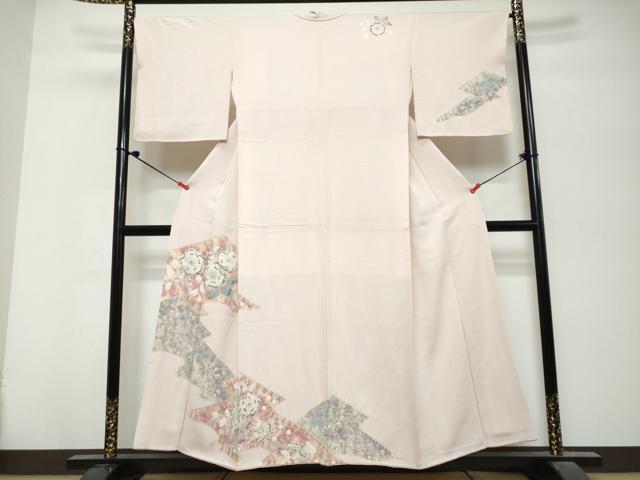 平和屋着物●訪問着　絞り　辻が花　正絹　逸品　DABK0786ud