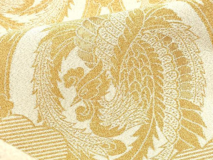 平和屋本店▼西陣　太鼓柄袋帯　つづれ織　瑞鳥立涌　本金糸24Ｋ　証紙付き　正絹　逸品　DABK5705sf