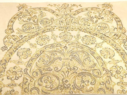 平和屋着物◎太鼓柄　本袋帯　洋花文　金糸　正絹　逸品　DABK5710sf