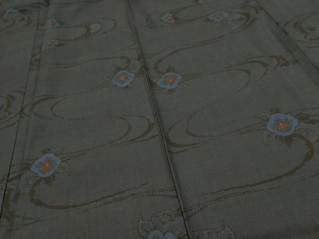 平和屋着物■本場大島紬　7マルキ　流水花文　正絹　逸品　未使用　DABK5636sf