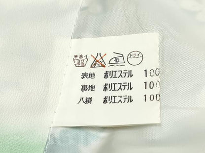 平和屋着物■小紋　草花文　暈し染め　洗える着物　DABK6233qa