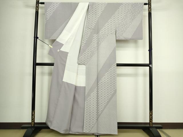 平和屋着物■訪問着　江戸小紋　吉祥花文　正絹　逸品　DABK6851ya