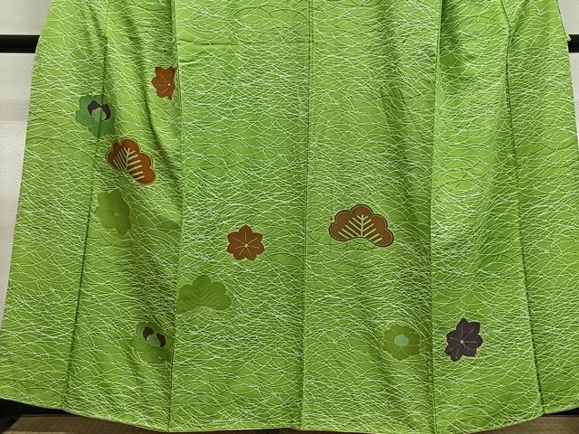 平和屋着物■訪問着　駒刺繍　草花文　金彩　正絹　逸品　CABM6673ua