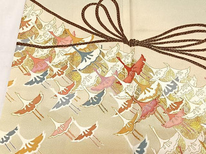 平和屋着物■訪問着　駒刺繍　飛鳥文　暈し染め　金彩　正絹　逸品　CABM6662ua