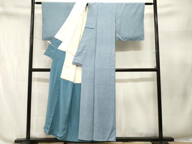 平和屋着物■江戸小紋　青海波文　正絹　逸品　CABN1641ev