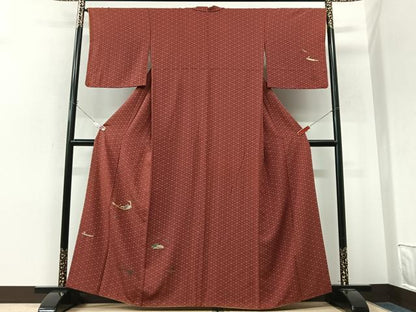 平和屋着物■訪問着　総刺繍　人物筏文　正絹　逸品　CABN2126xe