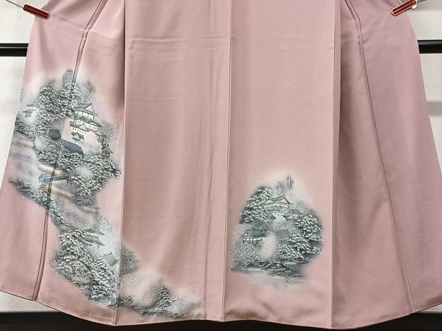 平和屋着物■訪問着　風景文　正絹　逸品　CABN2123xe