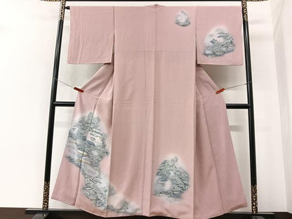 平和屋着物■訪問着　風景文　正絹　逸品　CABN2123xe