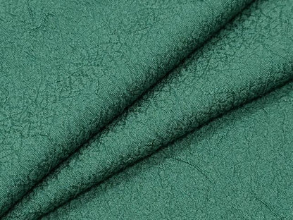 平和屋着物●上質な色無地　霞地紋　木賊色　正絹　逸品　CABM5244gh