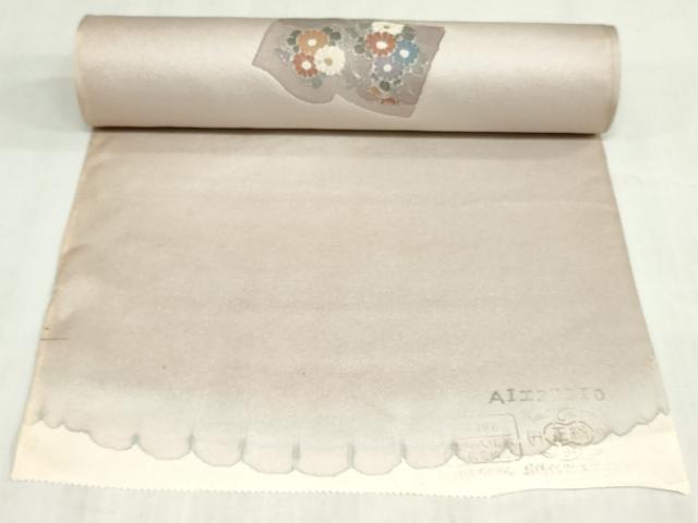 平和屋着物▼付下げ　反物　着尺　冊子花文　暈し染め　金彩　逸品　未使用　DABK9216zy