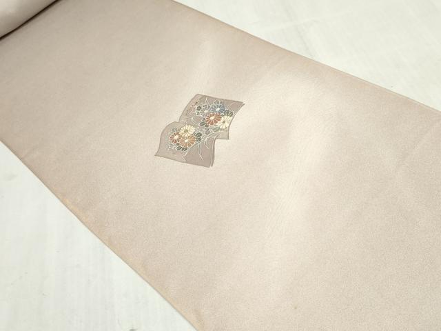 平和屋着物▼付下げ　反物　着尺　冊子花文　暈し染め　金彩　逸品　未使用　DABK9216zy