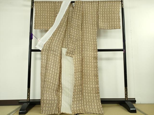 平和屋本店＊極上　夏物　芭蕉布　手積み芭蕉糸100％　ロング丈　逸品　DZAB0301kh6