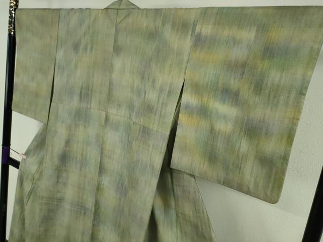 平和屋本店●極上　本場結城紬　重要無形文化財　証紙付き　逸品　DZAB6304kh6