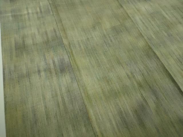 平和屋本店●極上　本場結城紬　重要無形文化財　証紙付き　逸品　DZAB6304kh6