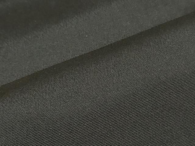 平和屋着物▼男性　黒紋付　黒生地　反物　着尺　逸品　未使用　DABK9249zy