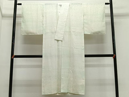 平和屋着物■長襦袢　無双仕立て　菊地紋　暈し染め　正絹　逸品　CABM6719ua
