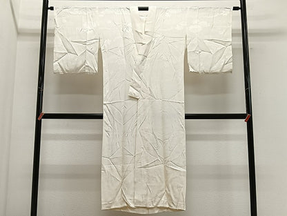 平和屋着物■長襦袢　単衣　雲取り草花地紋　正絹　逸品　未使用　CABM6721ua