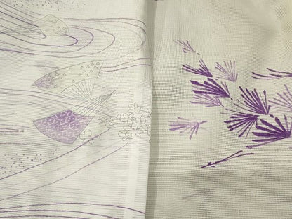 平和屋本店■夏物 小紋 絽 紗 洗える着物 まとめて20点 花柄 手描き 着用可能多数 se0057