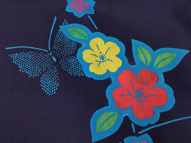 平和屋本店■浴衣反物 まとめて 45点 蝶 薔薇 花柄 花火 九重ゆかた など 全て未使用 ppp0034
