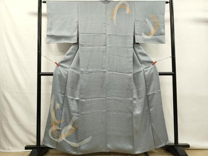 平和屋着物■訪問着　抽象文　金彩　正絹　逸品　DABK9782cd