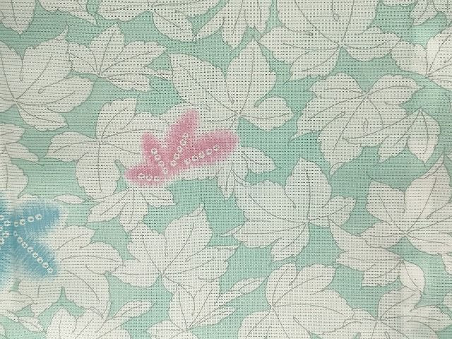平和屋本店■夏物 小紋 絽 紗 洗える着物 まとめて20点 花柄 蝶 手描き 着用可能多数 ppp0036